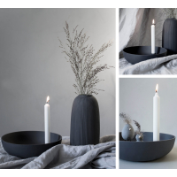 Lidatorp kaarsenstandaard donker grijs